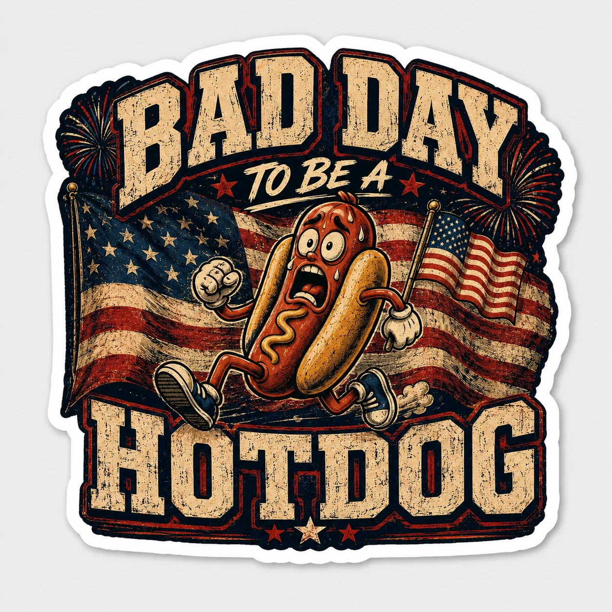 Bad Day to Be a Hotdog artwork