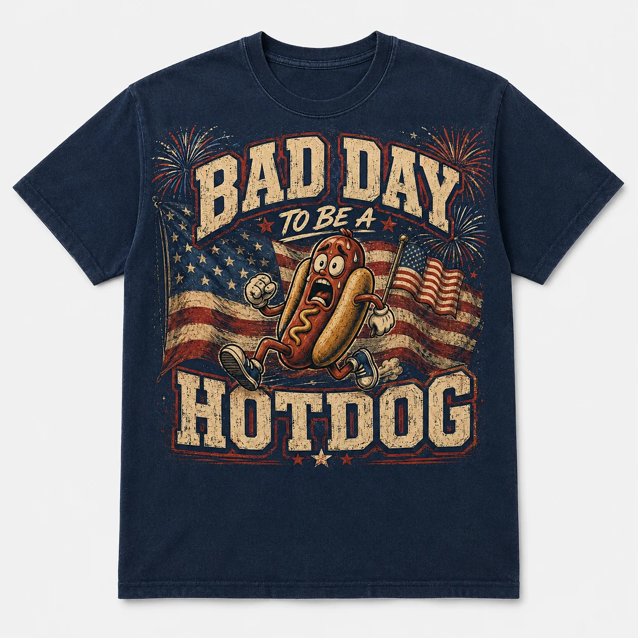 Bad Day to Be a Hotdog mockup