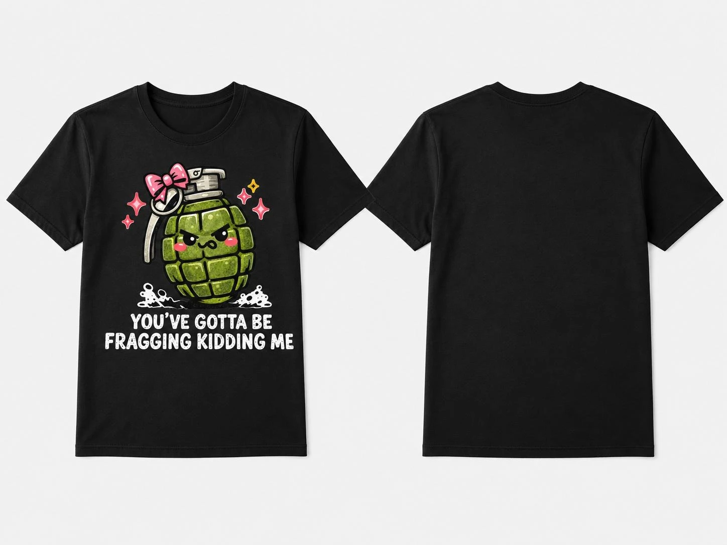 Frag Out mockup