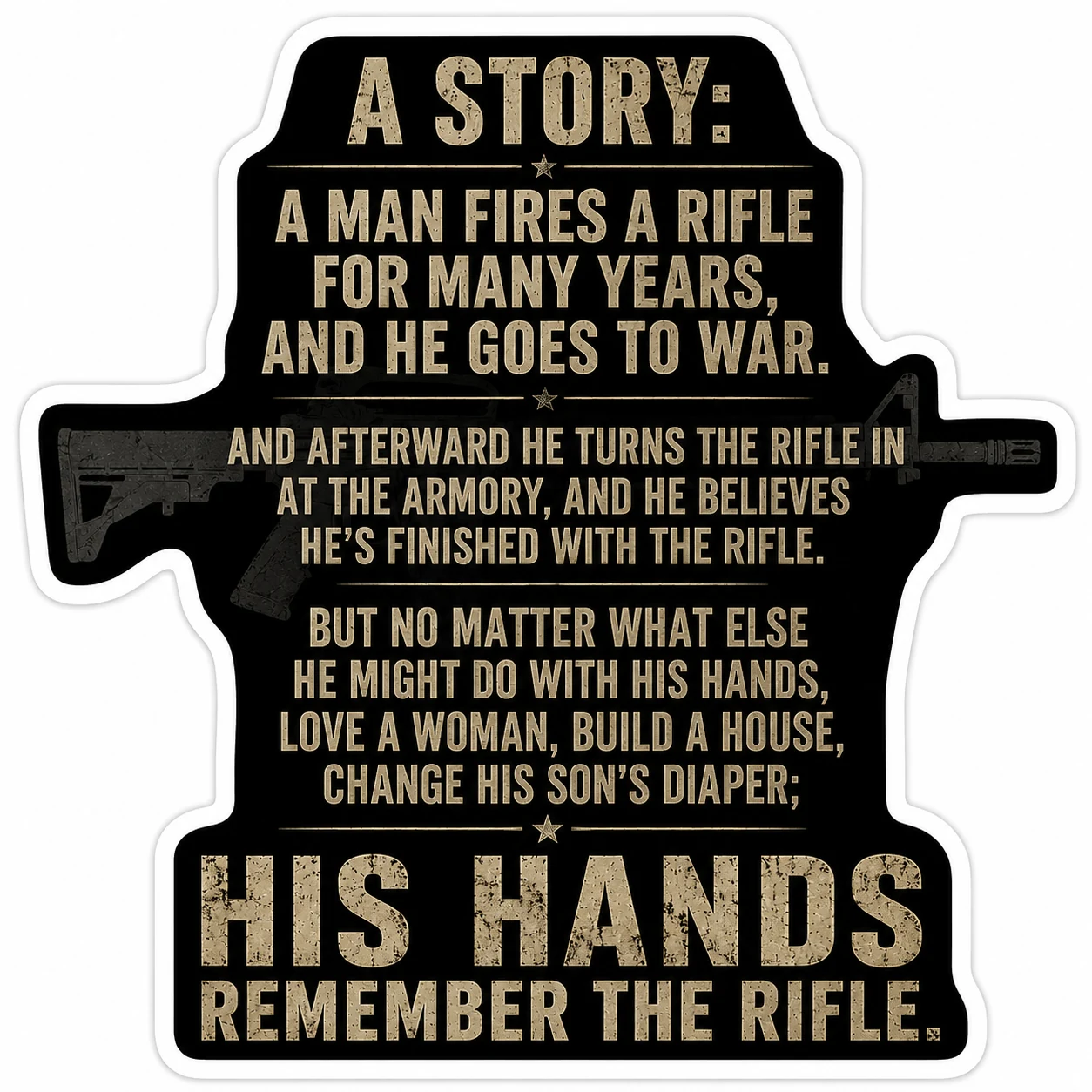 HIS HANDS REMEMBER mockup