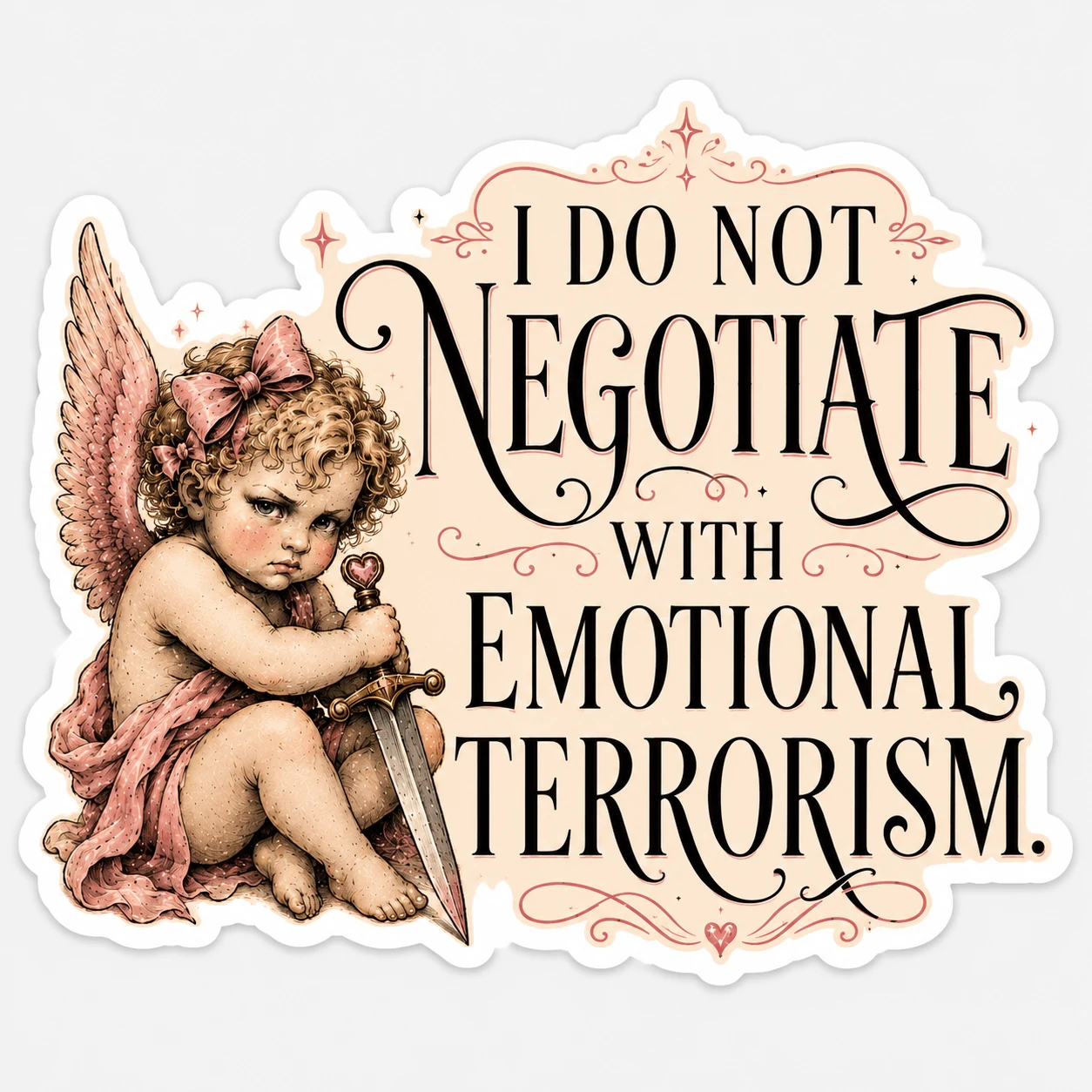 NO NEGOTIATION mockup