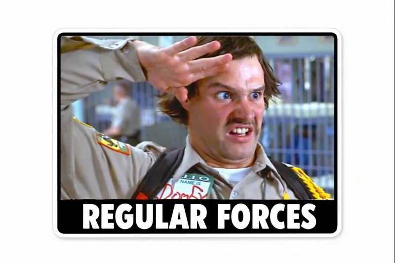 REGULAR FORCES mockup