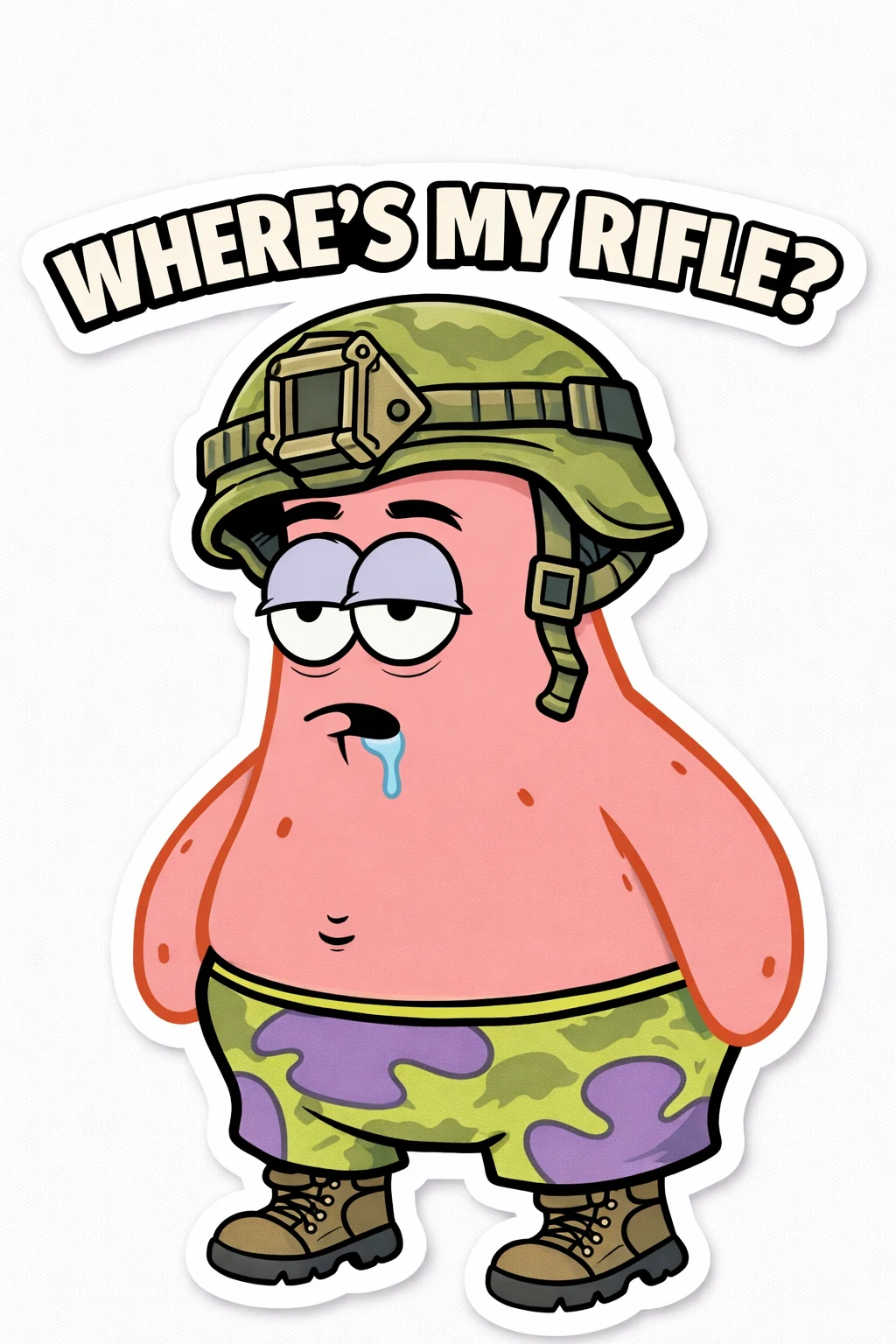 WHERE'S MY RIFLE mockup