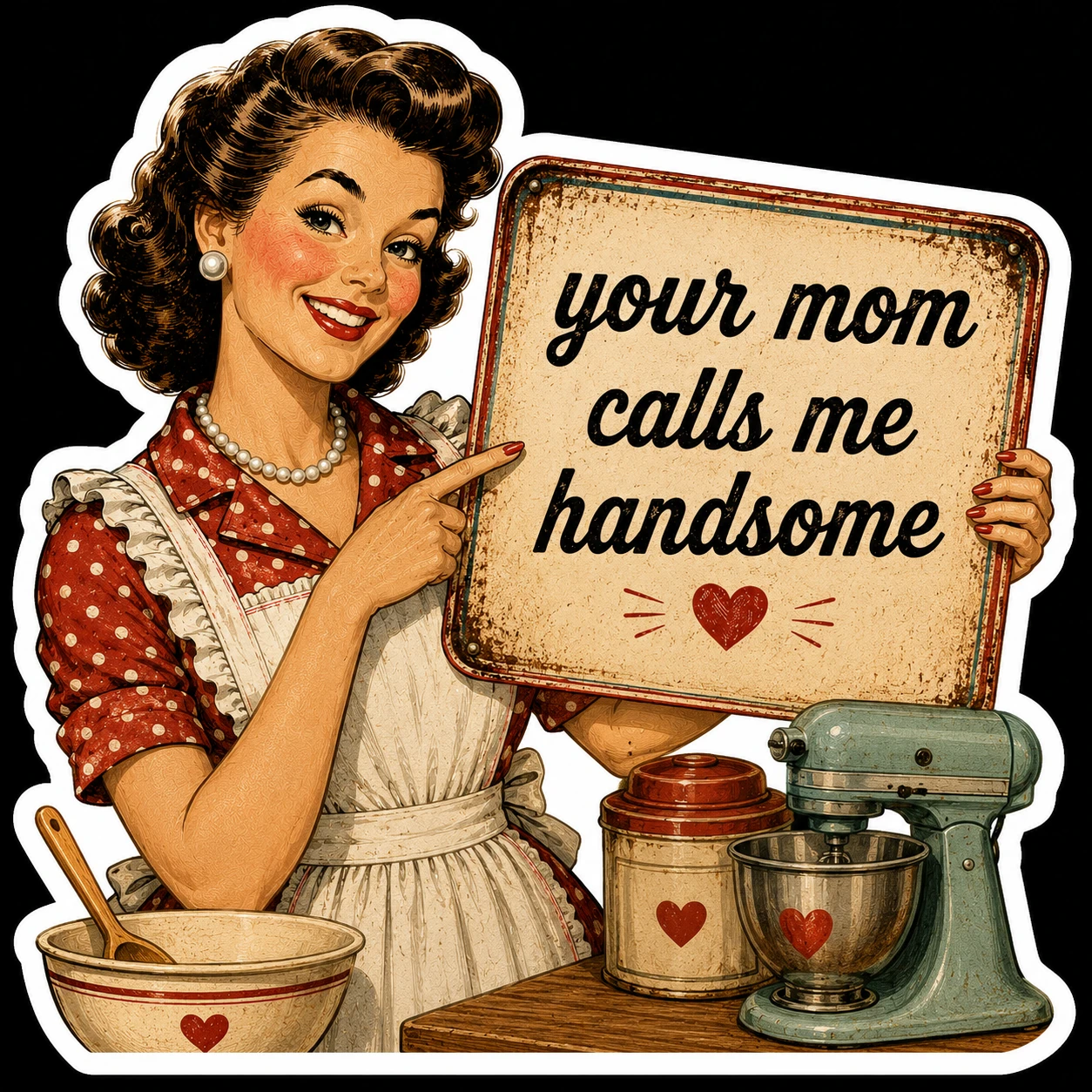 Your Mom Calls Me Handsome artwork