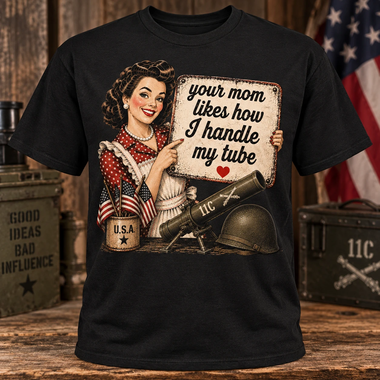 Your Mom Likes The Way I Handle My Tube mockup