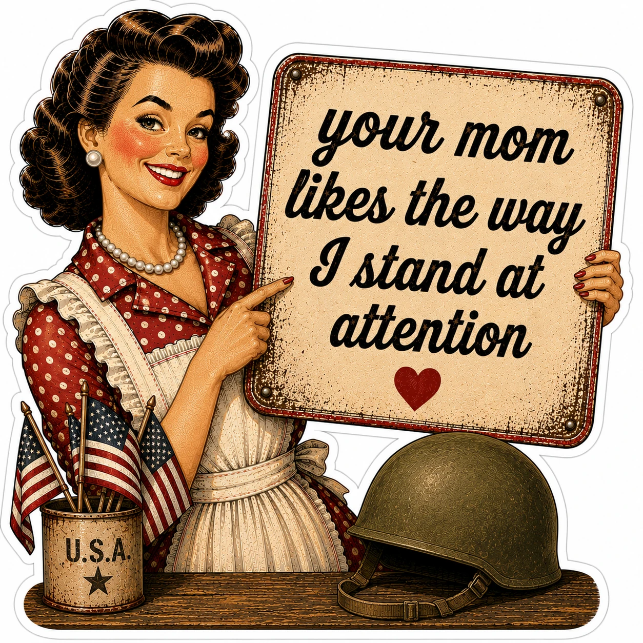 Your Mom Likes The Way I Stand At Attention artwork