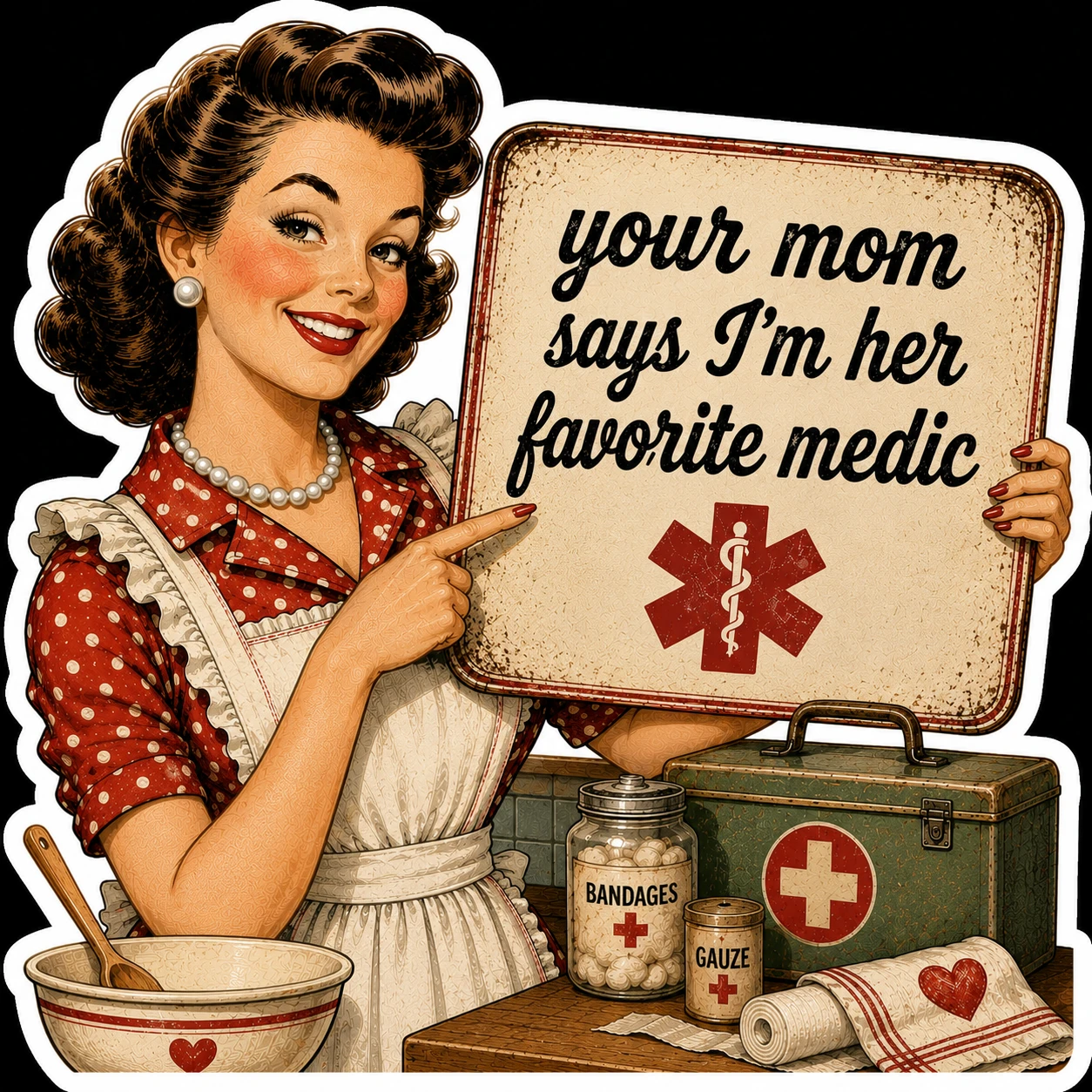 Your Mom Says I'm Her Favorite Medic artwork